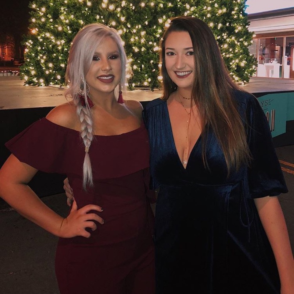 Blue velvet midi wrap dress